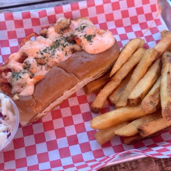 The Deck - Lobster and shrimp roll - New American Near Me - Tybee Island, Georgia The Deck - Lobster and shrimp roll - New American Near Me - Tybee Island, Georgia