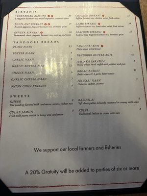 Menu photo 8 Namaste India Bistro Monterey, CA Menu photo 8 Namaste India Bistro Monterey, CA