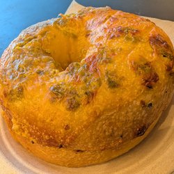 Brooklyn Bagel - Jalapeno cheddar bagel