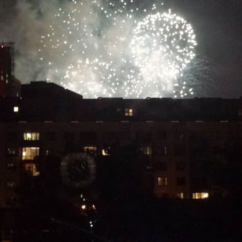 Lofts at Kendall Square Apartments - Our view of the Charles' fireworks from our window - Apartments Near Me - Cambridge, Massachusetts Lofts at Kendall Square Apartments - Our view of the Charles' fireworks from our window - Apartments Near Me - Cambridge, Massachusetts