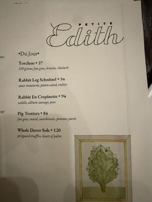 Menu photo 1 Petite Edith Chicago, IL Menu photo 1 Petite Edith Chicago, IL
