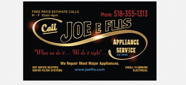 Joe E Flis Appliance Service & Sales