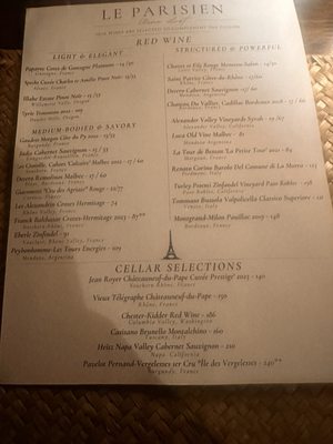 Menu photo 1 Le Parisien Asheville, NC Menu photo 1 Le Parisien Asheville, NC