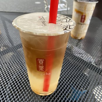 Gong Cha - Lemon juice w/pearl and ai-yu. - Coffee & Tea Near Me - San Jose, California