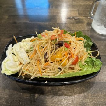 Thai Street Eats - SS7. Papaya Salad with Salted Crab - Thai Near Me - Oklahoma City, Oklahoma