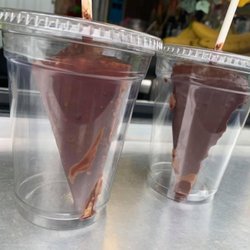 Allen's Sweet Paradise - Chocolate Dipped Cheesecake- wow!