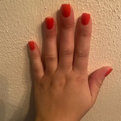 Julies Nail Spa - Beautiful red gel nails