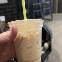 Caramel apple butter latte
