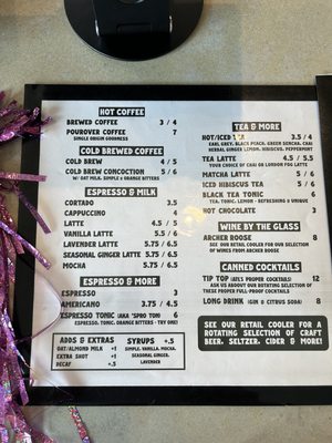 Menu photo 6 Peoples Town Coffee Bar Atlanta, GA