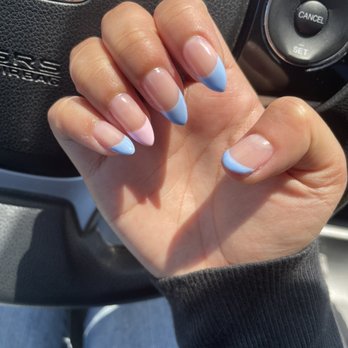 Pearl Nails - Manicure (this thumbnail broke before hand so I told her to do whatever she can with it) - Nail Salons Near Me - Rosemead, California Pearl Nails - Manicure (this thumbnail broke before hand so I told her to do whatever she can with it) - Nail Salons Near Me - Rosemead, California