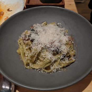 Rolf and Daughters - Tagliatelle with black trumpet mushrooms, beef cheeks, horseradish - New American Near Me - Nashville, Tennessee Rolf and Daughters - Tagliatelle with black trumpet mushrooms, beef cheeks, horseradish - New American Near Me - Nashville, Tennessee