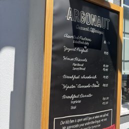 Outdoor menu Outdoor menu