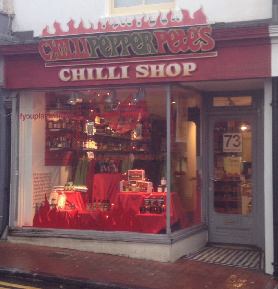 CHILLI PEPPER PETE’S CHILLI SHOP 73 Trafalgar Street, Brighton