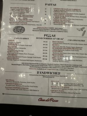 Menu photo 7 Casa De Pizza Granada Hills, CA Menu photo 7 Casa De Pizza Granada Hills, CA