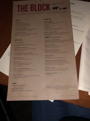 Menu photo 4 The Block Webster Groves, MO