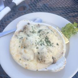 Waterfront Bar & Supper Club - Seafood stuffed mushrooms