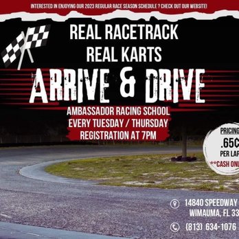 Ambassador Racing School - Racetrack ad. - Driving Schools Near Me - Wimauma, Florida Ambassador Racing School - Racetrack ad. - Driving Schools Near Me - Wimauma, Florida