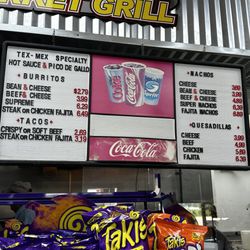 Chevron - Menu as of May 2023