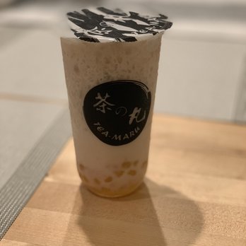 Tea Maru - Taro milk tea with mango boba - Bubble Tea Near Me - San Gabriel, California
