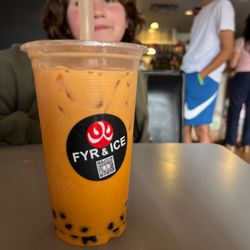 Fyr & Ice - Post volleyball lunch!