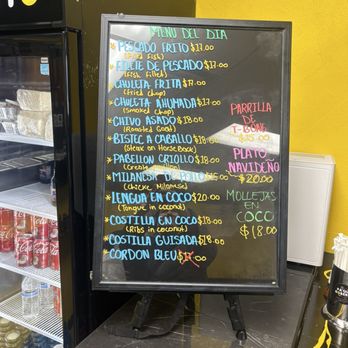 Pa’que Roberto - Specials for the day - Venezuelan Near Me - Madison, Wisconsin