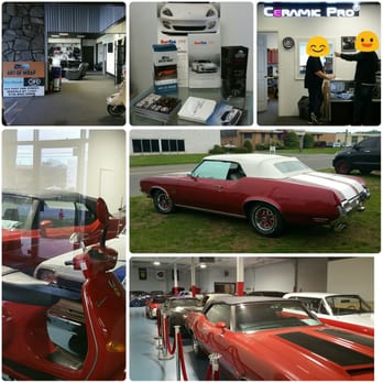 ART Of Wrap - Seth going over pricing. Some cars in showroom - Auto Detailing Near Me - West Babylon , New York