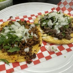 Sirloin and Chorizo Tacos. Sirloin and Chorizo Tacos.