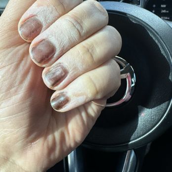 3 Little Nails  - Patchy nail application. - Waxing Near Me - Montclair, California