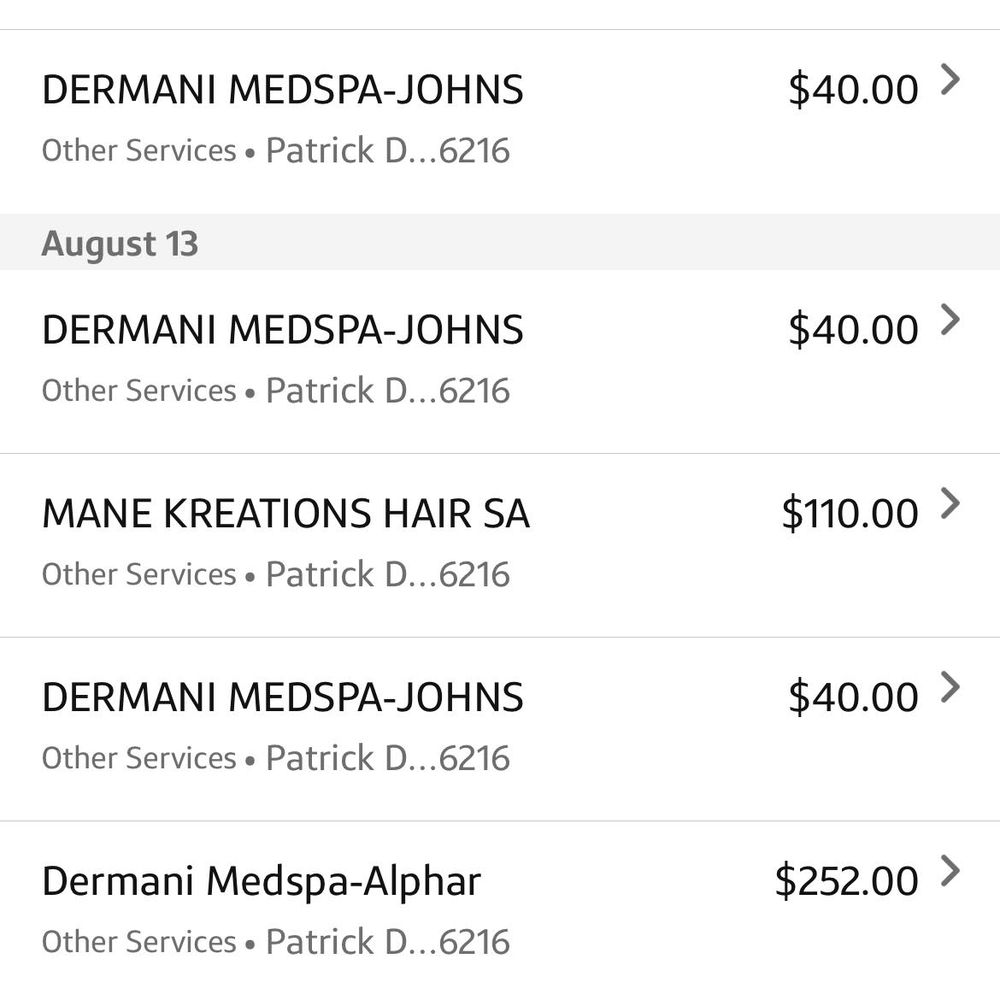 Double charges Aug 13, and Aug 15 Double charges Aug 13, and Aug 15