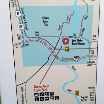 Green River State Park - Information boards located in the park. - Campgrounds Near Me - Green River, Utah