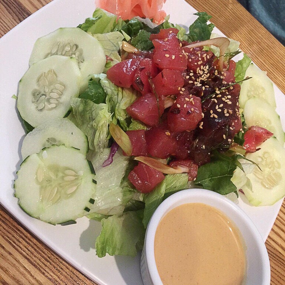 Ladybug Café - Poké Salad - Japanese Near Me - Gardena, California Ladybug Café - Poké Salad - Japanese Near Me - Gardena, California