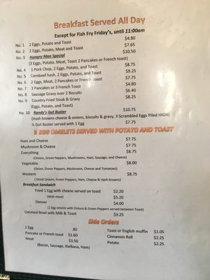 Menu photo 2 Mapleworks Cafe and Bar Granton, WI