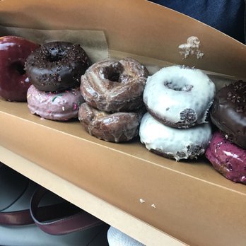 Sidecar Doughnuts & Coffee - The damage. This is what $40 looks like. Yikes. - Donuts Near Me - Costa Mesa, California Sidecar Doughnuts & Coffee - The damage. This is what $40 looks like. Yikes. - Donuts Near Me - Costa Mesa, California