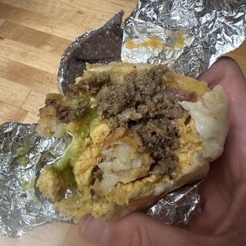 Mama's Luncheonette - Special bb with chorizo, egg, cheese, avo, pickled onion, tots - Breakfast & Brunch Near Me - San Francisco, California Mama's Luncheonette - Special bb with chorizo, egg, cheese, avo, pickled onion, tots - Breakfast & Brunch Near Me - San Francisco, California