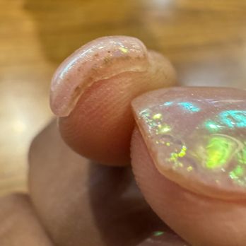 MS Nail & Spa - Acrylic tip to make a short nail longer yet it was never filed. It's actually stuck to my skin. - Nail Salons Near Me - Fullerton, California