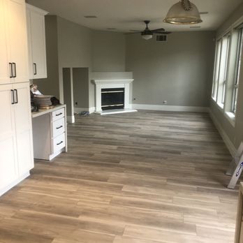 Ortega's Painting - Completed kitchen area and living room - Flooring Near Me