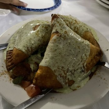 Nola Desi Kitchen - Samosa Chat with three samosa - Indian Near Me - Kenner, Louisiana