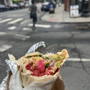 East Side Pockets - Falafel Wrap with pickled turnips. - Middle Eastern Near Me - Providence, Rhode Island