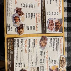 Willie's Seafood - Menu