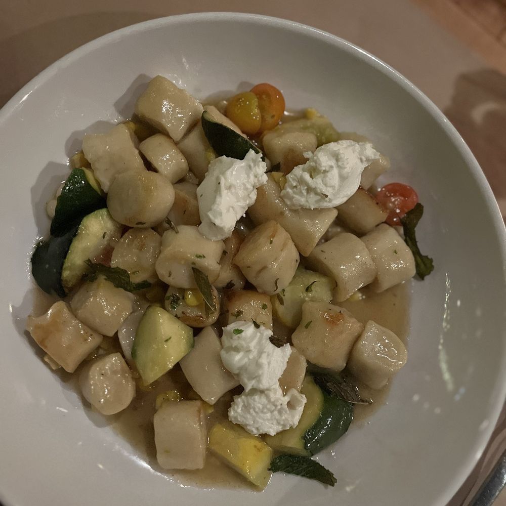Rustica - Gnocchi with seasonal vegetables and ricotta - Modern European Near Me - Kalamazoo, Michigan Rustica - Gnocchi with seasonal vegetables and ricotta - Modern European Near Me - Kalamazoo, Michigan