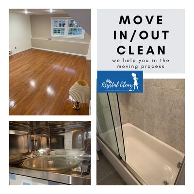 Move In/Move Out Cleaning - Moving in or out? We’ll make sure your space looks spotless and stress-free. Our moving cleaning service includes baseboards, cabinets, appliances, and everything in between—leaving your old or new home looking like new, guaranteed to impress landlords and buyers alike. Move In/Move Out Cleaning - Moving in or out? We’ll make sure your space looks spotless and stress-free. Our moving cleaning service includes baseboards, cabinets, appliances, and everything in between—leaving your old or new home looking like new, guaranteed to impress landlords and buyers alike.
