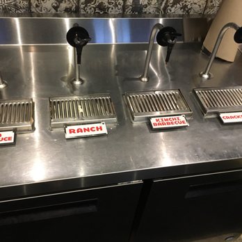 The Crack Shack - Sauce bar-1 - New American Near Me - Encinitas, California