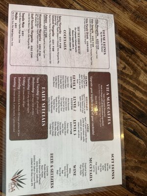 Menu photo 1 Vida Taco Bar Annapolis, MD