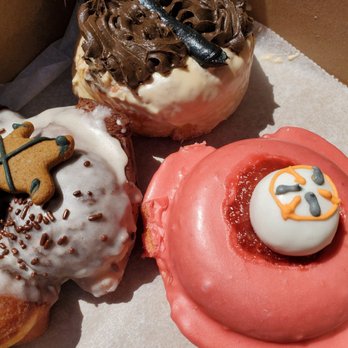Deviant Donuts - BB-8 / Chewie / Jawa Fritter - Donuts Near Me - Mystic, Connecticut Deviant Donuts - BB-8 / Chewie / Jawa Fritter - Donuts Near Me - Mystic, Connecticut