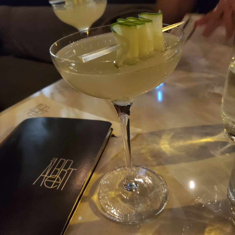 the Albert - Not So Obvious cocktail ‐ as the waiter described it...garden party in your mouth. Loved this herbal gin drink! - New American Near Me - Chicago, Illinois