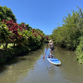 Kayak Hanalei - Launching off into the river - Tours Near Me - Hanalei, Hawaii Kayak Hanalei - Launching off into the river - Tours Near Me - Hanalei, Hawaii