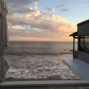 Moonshadows - View from the balcony at sunset. - Seafood Near Me - Malibu, California Moonshadows - View from the balcony at sunset. - Seafood Near Me - Malibu, California