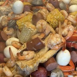 Kepler's Seafood - Crab and shrimp and clams