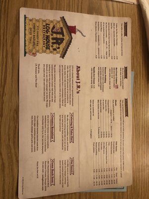 Menu photo 7 J.R.'s Log House Restaurant Norcross, GA Menu photo 7 J.R.'s Log House Restaurant Norcross, GA