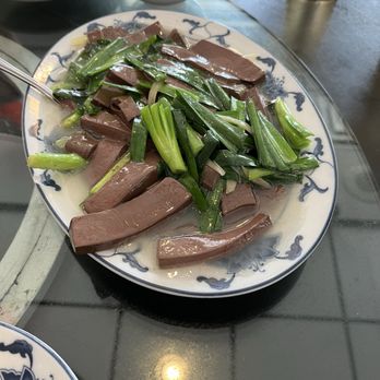 Taiwanese Gourmet - Duck blood with chives - Taiwanese Near Me - Elmhurst, New York Taiwanese Gourmet - Duck blood with chives - Taiwanese Near Me - Elmhurst, New York
